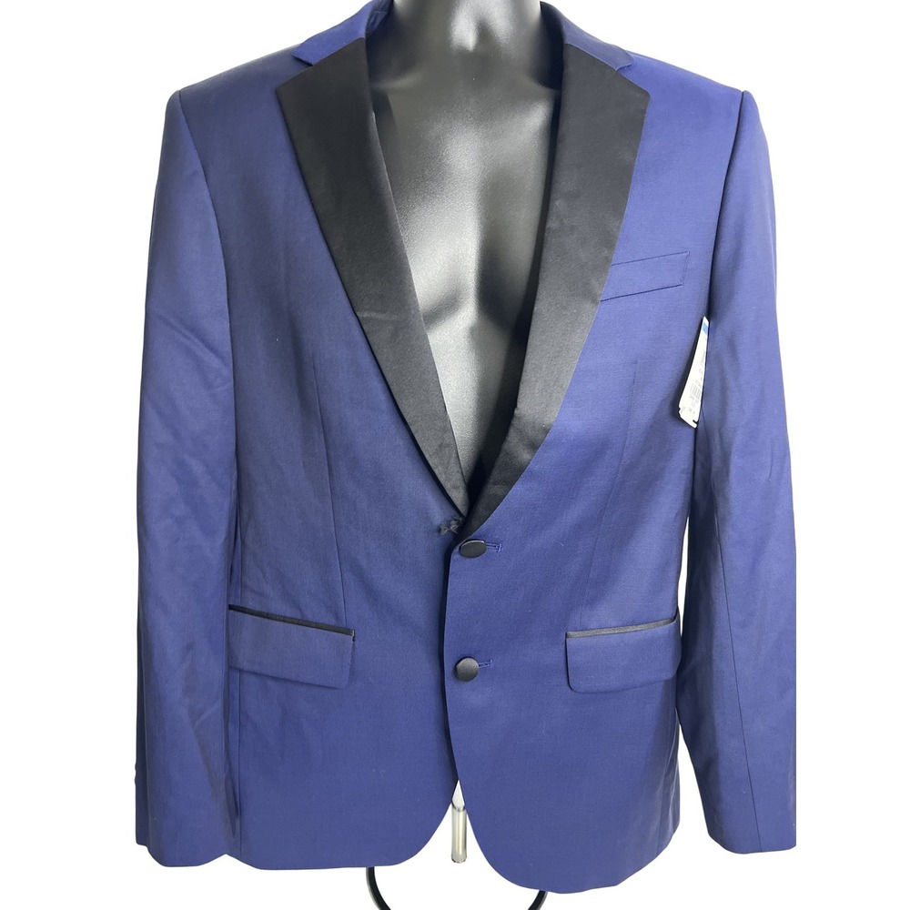 Hugo Boss Blazer Mens 38 Regular Slim Fit Shawl Collar Stretch Made in‎ Italy